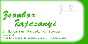 zsombor rajcsanyi business card